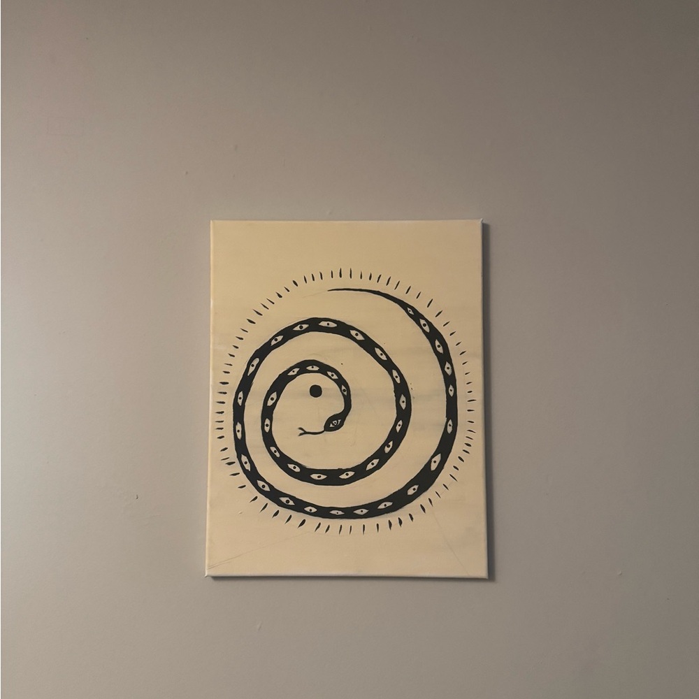 Snake wall art